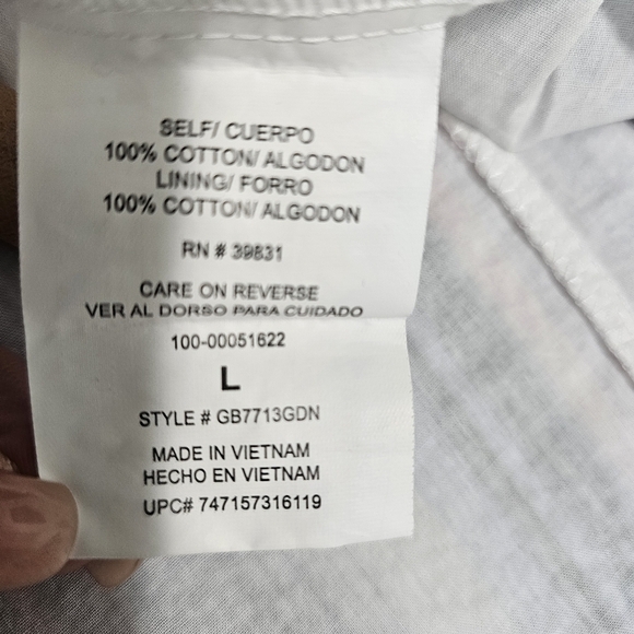 Gianni Bini Stripe Peek A Boo Cotton  spaghetti Strap Midi dress Womens Large - Picture 6 of 6